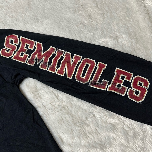 NWT Fanatics Florida State Seminoles Graphic Long Sleeve T-Shirt Black Men’s 2XL - Picture 5 of 7